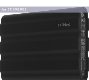 Внешний жесткий диск 1TB Samsung T7 Shield черный USB-C (mu-pe1t0s/ww)