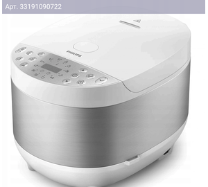 Мультиварка Philips HD4713/40 белый/серебристый