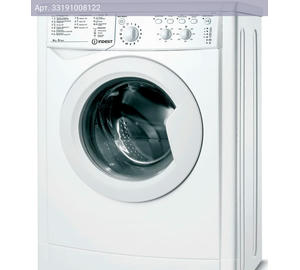Стиральная машина средняя Indesit EcoTime IWSC 6105, с фронтальной загрузкой, 6кг, 1000об/мин (869990767720)