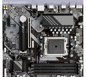 Материнская плата Gigabyte B650M K, Socket AM5, AMD B650, mATX