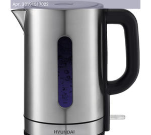 Чайник электрический Hyundai HYK-S2506 серебристый, металл