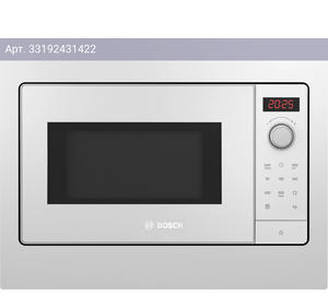 Встраиваемая микроволновая печь Bosch BFL523MW3 белый