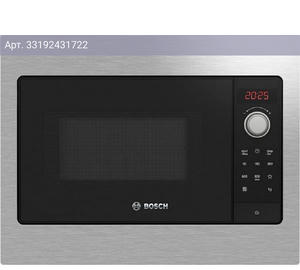 Встраиваемая микроволновая печь Bosch BFL623MS3 черный