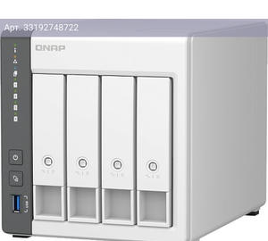 Сетевое хранилище NAS Qnap D4 (Rev. C) белый