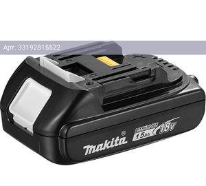 Батарея аккумуляторная Makita BL1815N LXT 18В 1.5Ач Li-Ion (632a54-1)