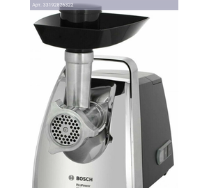 Мясорубка Bosch MFW67440 черный/серебристый