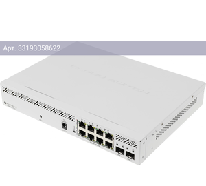 Коммутатор управляемый MikroTik CSS610-8P-2S+IN