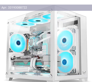 Компьютерный корпус mATX Formula Crystal Z5 TG белый (crystal z5)