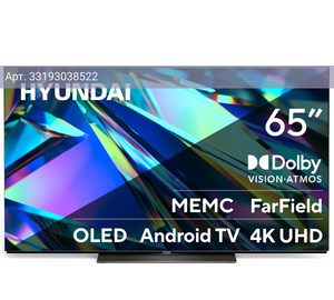 Телевизор Hyundai Android TV H-LED65OBU7700, 65
