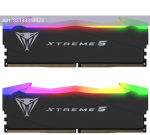 Оперативная память Patriot Viper XTREME RGB DDR5 - 2x 16GB, 7600 МГц, DIMM, CL36 (pvxr532g76c36k)
