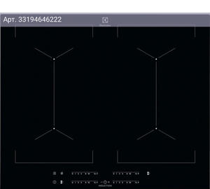 Индукционная варочная поверхность Electrolux EIV644 черный