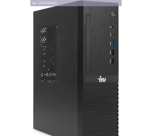 Компьютер IRU 310SC, Intel Core i3 12100, DDR4 16ГБ, SSD 256ГБ, Intel UHD Graphics 730, Windows 11 Pro, черный (1969056)