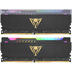 Оперативная память Patriot Viper Steel RGB DDR4 - 2x 32GB, 3200 МГц, DIMM, CL18 (pvsr464g320c8k)