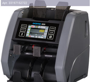 Счетчик банкнот Dors 820 RUS2 серый металик (frz-050968)