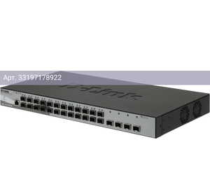 Коммутатор управляемый D-Link DGS-1210-28XS/ME/B2A