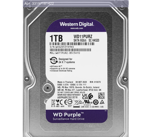 Жесткий диск WD Purple WD11PURZ 1TB, SATA III, 3.5