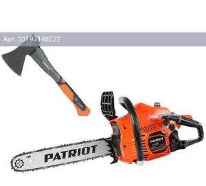 Бензопила Patriot PT 3816 + топор APF-600 (220105521)
