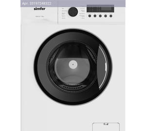 Стиральная машина средняя Simfer WWC701, с фронтальной загрузкой, 7кг, 1200об/мин, русский интерфейс