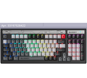 Клавиатура A4Tech Bloody B950, черный (b950)