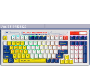 Клавиатура A4Tech Bloody B950, белый (b950)