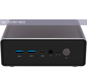Неттоп Digma Pro Minimax U1, Intel Core i3 1315U, DDR4 16ГБ, SSD 512ГБ, Intel UHD Graphics, Windows 11 Pro, темно-серый/черный (dpp3-adxw02)