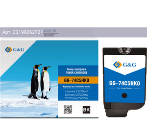 Картридж G&G GG-74C5HK0 74C5HK0 черный