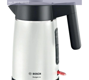 Чайник электрический Bosch TWK5P471 серый/черный, металл/пластик