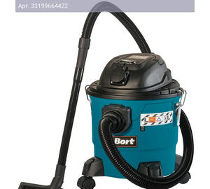 Строительный пылесос Bort BSS-1215-P синий (93417432)