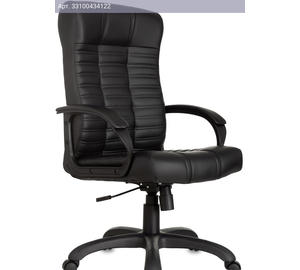 Кресло руководителя Бюрократ KB-10, обивка: экокожа, цвет: черный (KB-10/BLACK)