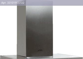 Каминная вытяжка Elikor Квадра 60Н-430-К3Д нержавеющая сталь (940706)