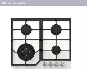 Газовая варочная поверхность Lex GVG 640-1 WH белый (chao000210)