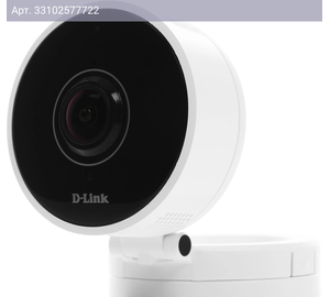 Камера видеонаблюдения D-Link DCS-8100LH, фокусное расстояние фиксированное 1.8мм-1.8мм белый