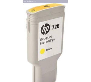 Картридж HP 728 желтый (f9k15a)