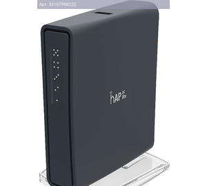 Маршрутизатор беспроводной MikroTik hAP ac lite TC черный (rb952ui-5ac2nd-tc)