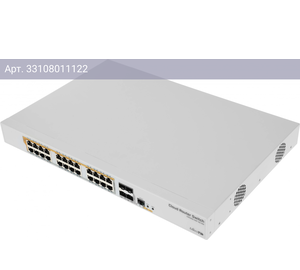 Коммутатор управляемый MikroTik CRS328-24P-4S+RM