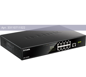 Коммутатор неуправляемый D-Link DGS-1010MP/A1A