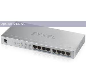 Коммутатор неуправляемый Zyxel GS1008HP GS1008HP-EU0101F