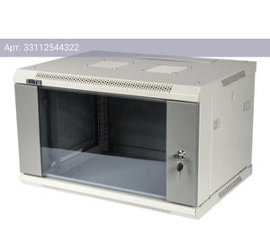 Шкаф коммутационный Lanmaster TWT-CBWPG-6U-6X4-GY 6U серый