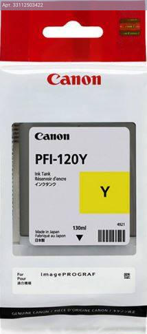 Картридж Canon PFI-120Y желтый (2888c001)