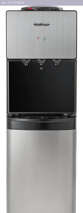 Кулер Hotfrost V400BS напольный компрессорный серебристый/черный (120140002)