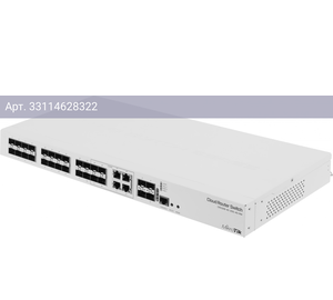 Коммутатор управляемый MikroTik CRS328-4C-20S-4S+RM