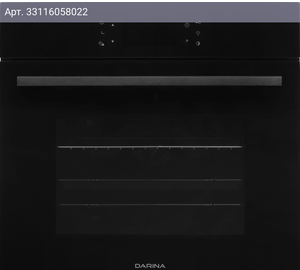 Духовой шкаф Darina 2V BDE 112 710 BB черный