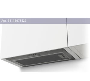 Встраиваемая вытяжка Lex GS Bloc LIGHT 600 INOX нержавеющая сталь (chti000328)