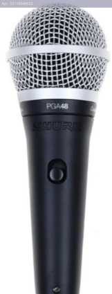 Микрофон Shure PGA48-QTR-E черный