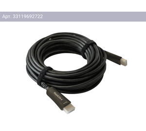Кабель Digma HDMI 2.0 AOC HDMI (m)/HDMI (m), ver 2.0, позолоченные контакты, 10м. черный (BHP AOC 2.0-10)