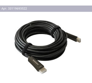 Кабель Digma HDMI 2.0 AOC HDMI (m)/HDMI (m), ver 2.0, позолоченные контакты, 50м. черный (BHP AOC 2.0-50)