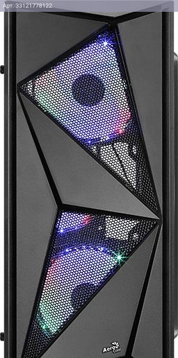 Компьютерный корпус ATX Aerocool Glider Cosmo-G-BK-v1 черный (cosmo-g-bk-v1)