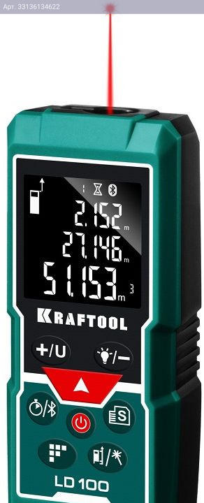 Лазерный дальномер Kraftool LD-100 (34765)
