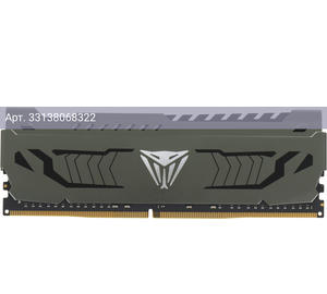 Оперативная память Patriot Viper Steel DDR4 - 32Gb, 3200 МГц, DIMM, CL16 (pvs432g320c6)