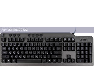 Клавиатура Lenovo Legion K500 RGB, русские и английские буквы, черный (gy40t26479)